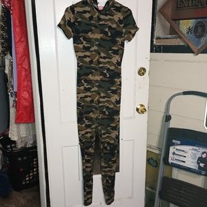 Fashion Nova camo bodysuit